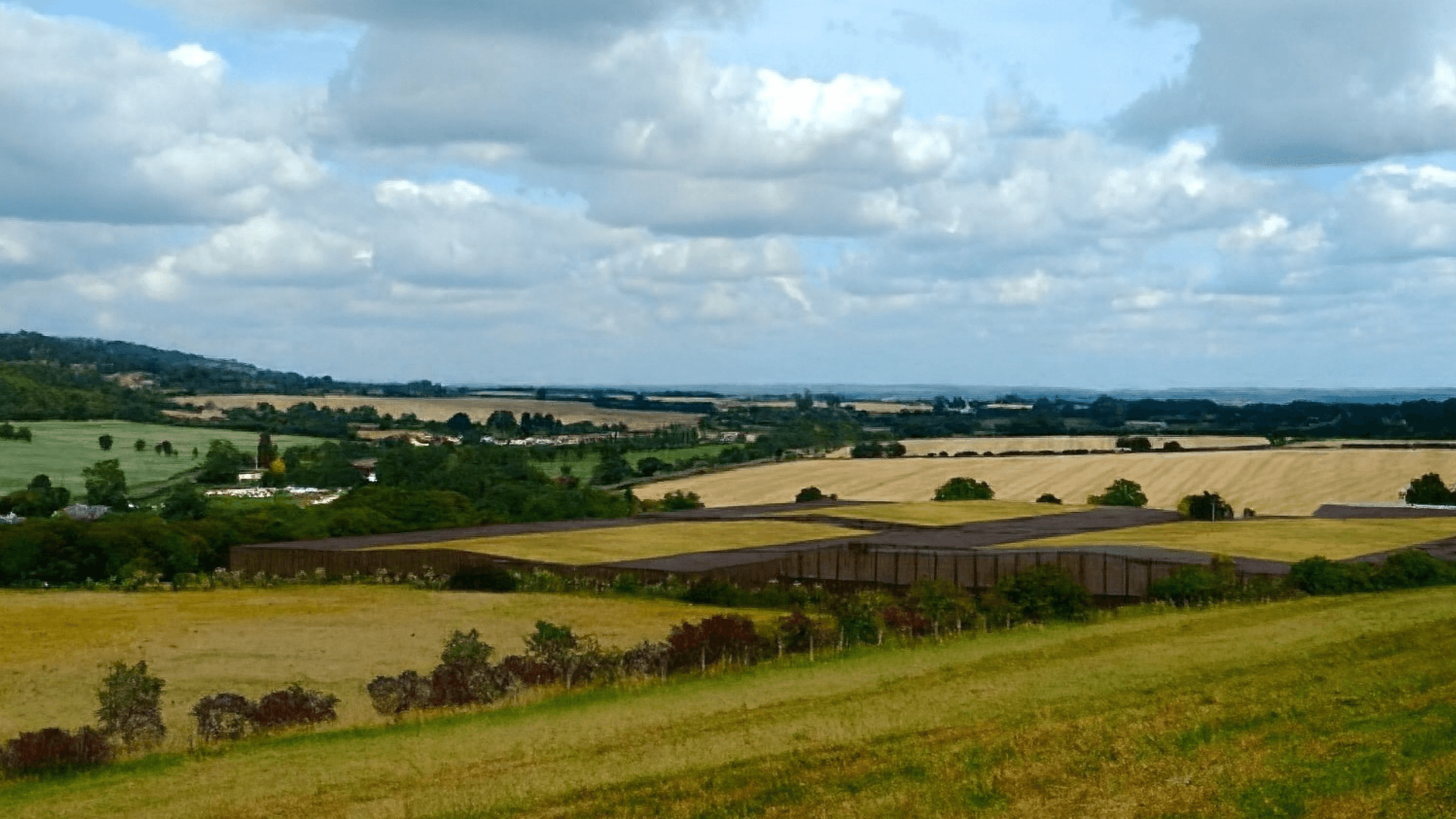 countryside view of the Molins site